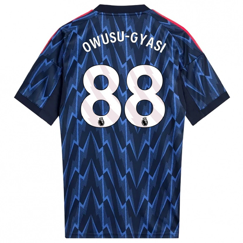 Danxen Dětské Abraham Owusu-Gyasi #88 Tmavě Modrá Červená Daleko Hráčské Dresy 2025/26 Dres