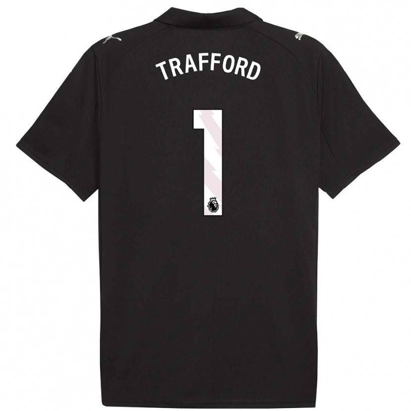 Danxen Dětské James Trafford #1 Černá Bílá Daleko Hráčské Dresy 2025/26 Dres