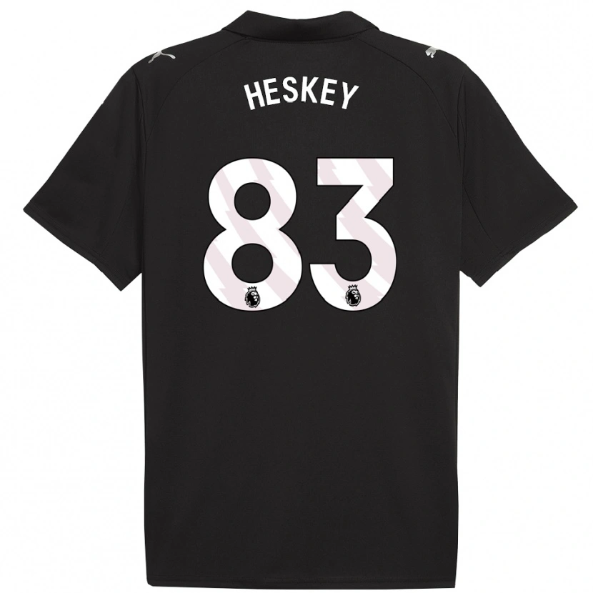 Danxen Dětské Reigan Heskey #83 Černá Bílá Daleko Hráčské Dresy 2025/26 Dres