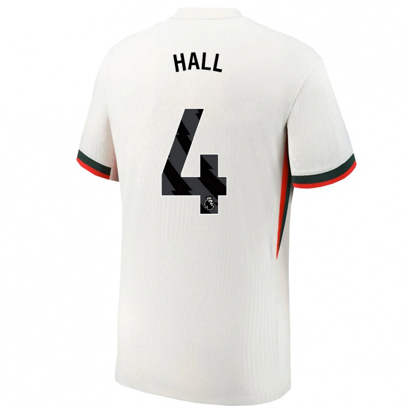Danxen Dětské Jacob Hall #4 Bílá Zelená Daleko Hráčské Dresy 2025/26 Dres