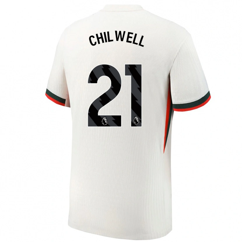 Danxen Dětské Ben Chilwell #21 Bílá Zelená Daleko Hráčské Dresy 2025/26 Dres