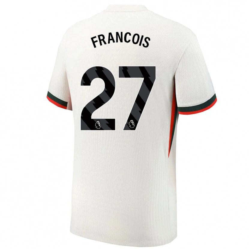 Danxen Dětské Oriane Jean-François #27 Bílá Zelená Daleko Hráčské Dresy 2025/26 Dres