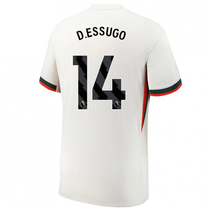 Danxen Dětské Dário Essugo #14 Bílá Zelená Daleko Hráčské Dresy 2025/26 Dres