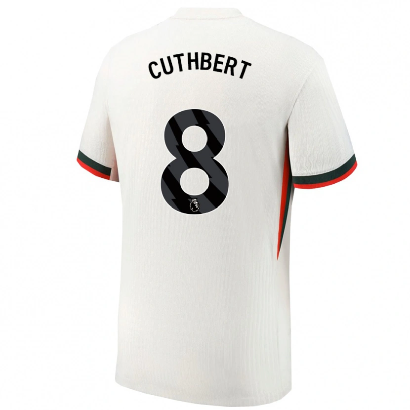 Danxen Dětské Erin Cuthbert #8 Bílá Zelená Daleko Hráčské Dresy 2025/26 Dres