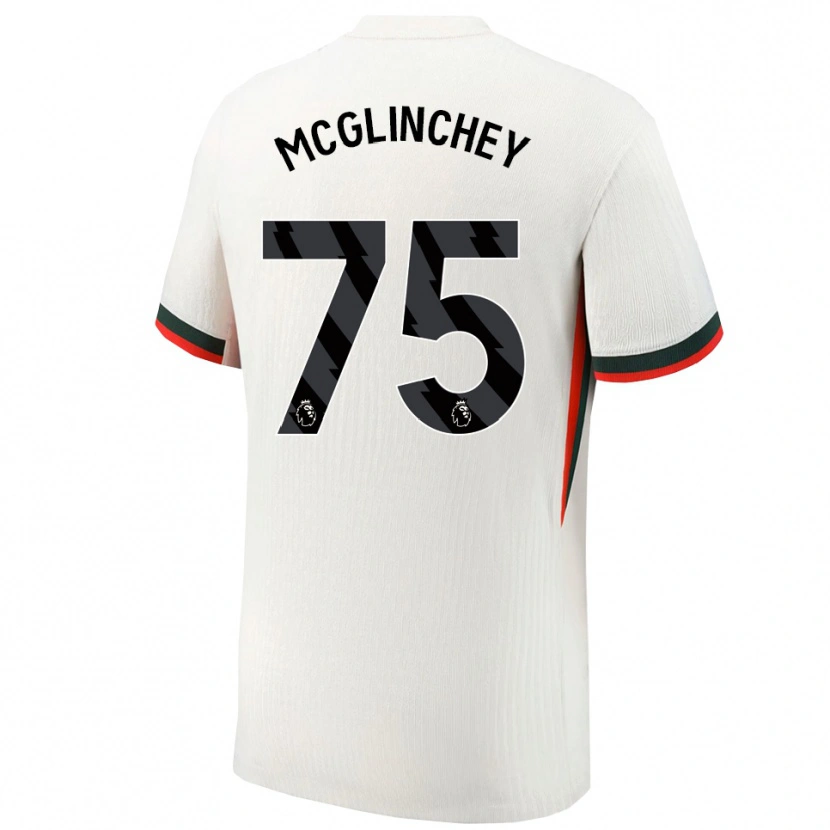 Danxen Dětské Harry Mcglinchey #75 Bílá Zelená Daleko Hráčské Dresy 2025/26 Dres