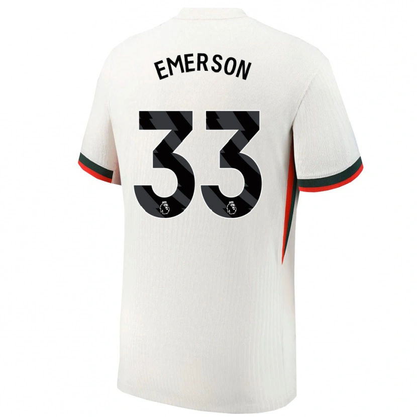 Danxen Dětské Emerson #33 Bílá Zelená Daleko Hráčské Dresy 2025/26 Dres