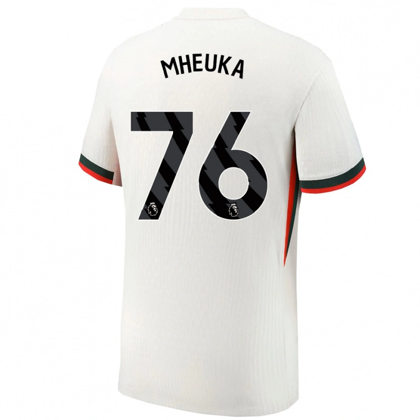 Danxen Dětské Shumaira Mheuka #76 Bílá Zelená Daleko Hráčské Dresy 2025/26 Dres