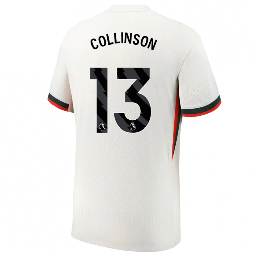 Danxen Dětské Isaac Collinson #13 Bílá Zelená Daleko Hráčské Dresy 2025/26 Dres