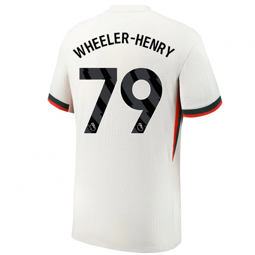 Danxen Dětské Joseph Wheeler-Henry #79 Bílá Zelená Daleko Hráčské Dresy 2025/26 Dres