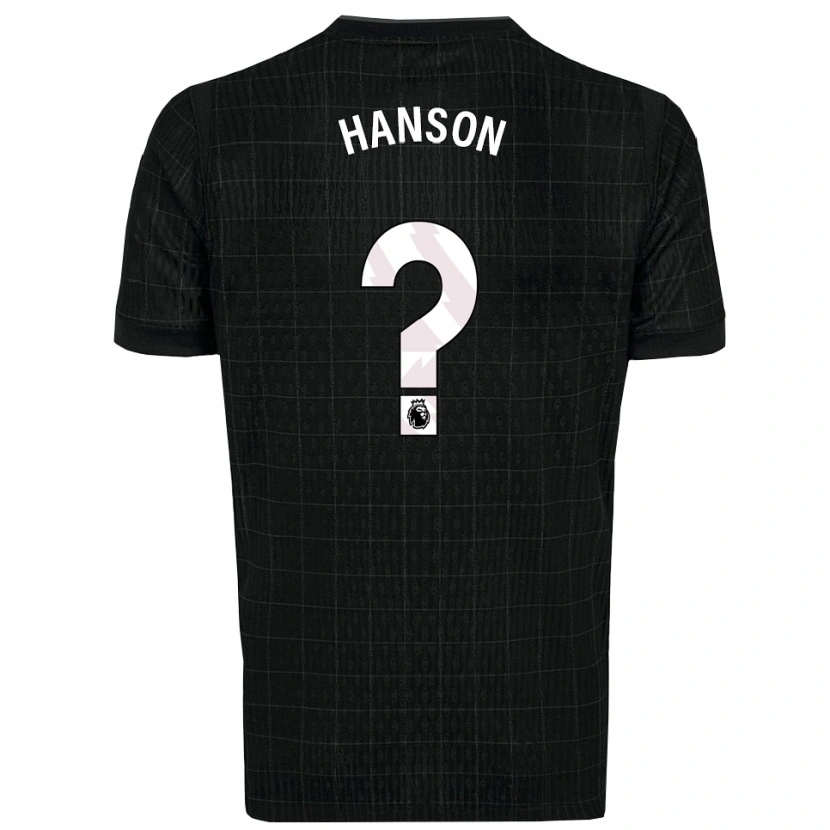 Danxen Dětské Cayon Hanson #0 Černá Šedá Daleko Hráčské Dresy 2025/26 Dres