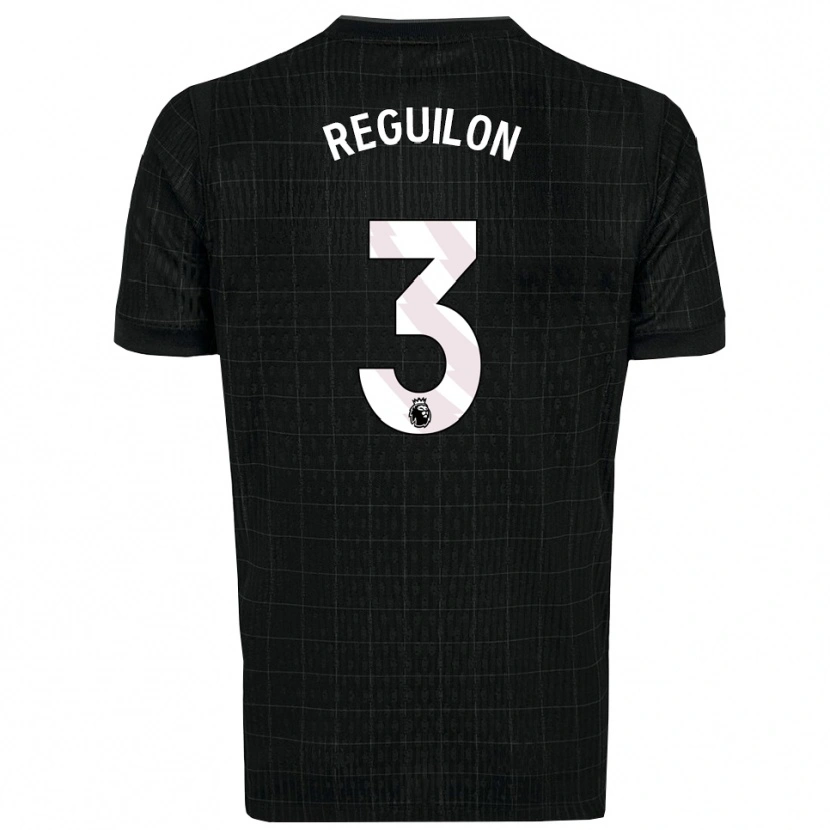 Danxen Dětské Sergio Reguilon #3 Černá Šedá Daleko Hráčské Dresy 2025/26 Dres