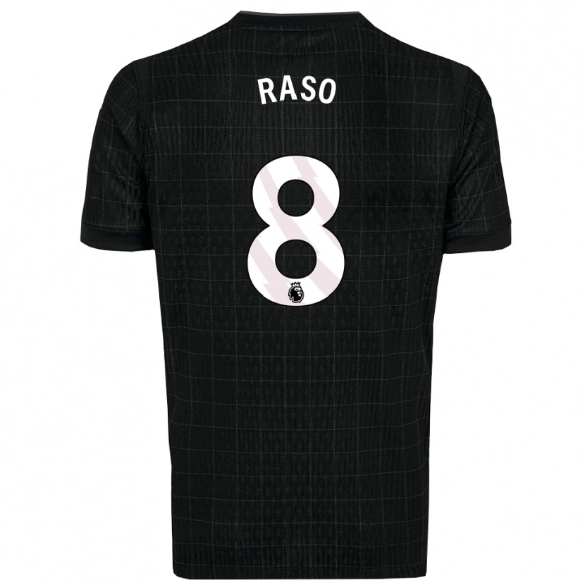 Danxen Dětské Hayley Raso #8 Černá Šedá Daleko Hráčské Dresy 2025/26 Dres