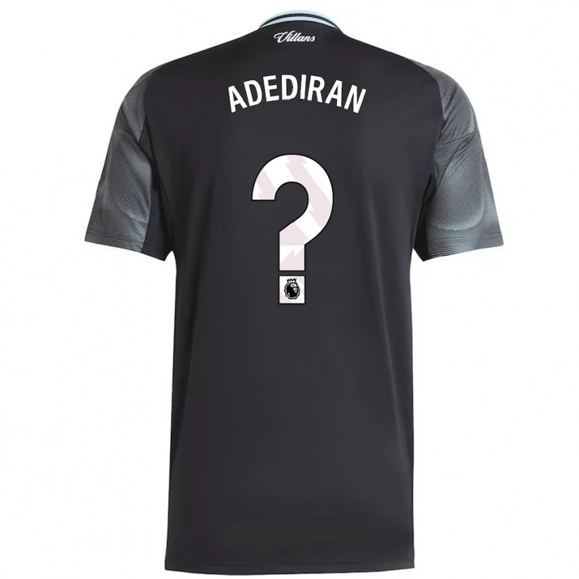 Danxen Dětské Daniel Adediran #0 Černá Nebesky Modrá Daleko Hráčské Dresy 2025/26 Dres