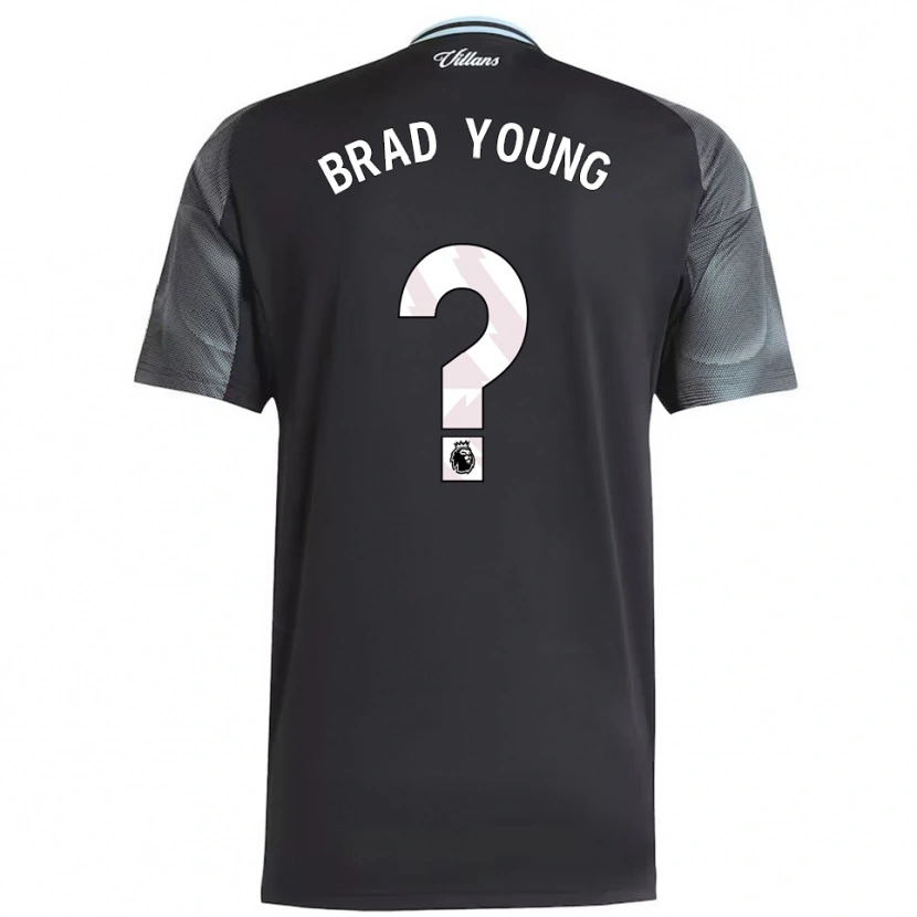 Danxen Dětské Brad Young #0 Černá Nebesky Modrá Daleko Hráčské Dresy 2025/26 Dres