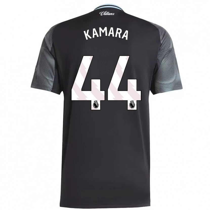 Danxen Dětské Boubacar Kamara #44 Černá Nebesky Modrá Daleko Hráčské Dresy 2025/26 Dres