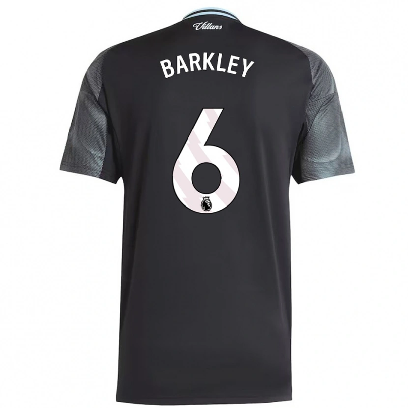 Danxen Dětské Ross Barkley #6 Černá Nebesky Modrá Daleko Hráčské Dresy 2025/26 Dres