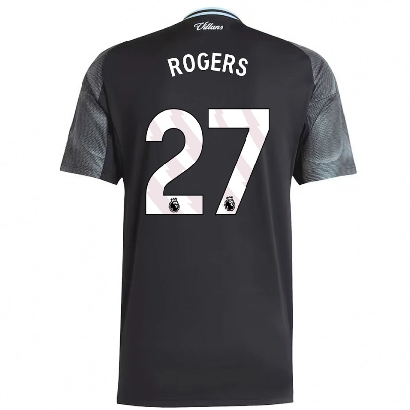 Danxen Dětské Morgan Rogers #27 Černá Nebesky Modrá Daleko Hráčské Dresy 2025/26 Dres