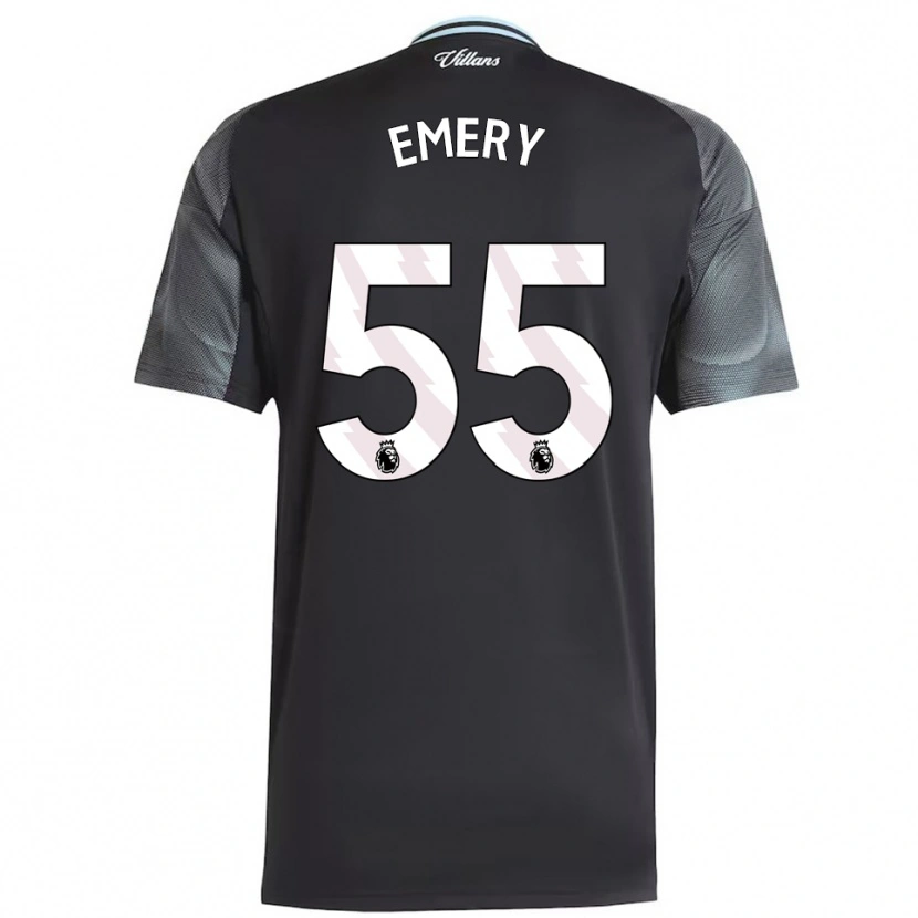 Danxen Dětské Lander Emery #55 Černá Nebesky Modrá Daleko Hráčské Dresy 2025/26 Dres