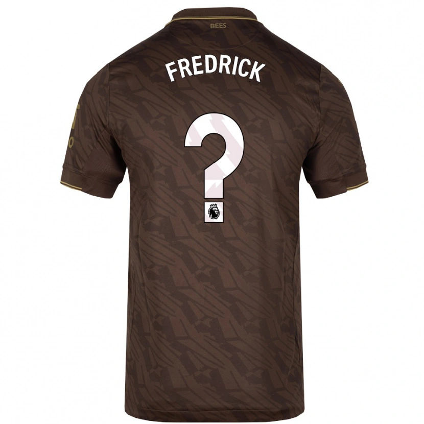 Danxen Dětské Benjamin Fredrick #0 Hnědá Zlatá Daleko Hráčské Dresy 2025/26 Dres