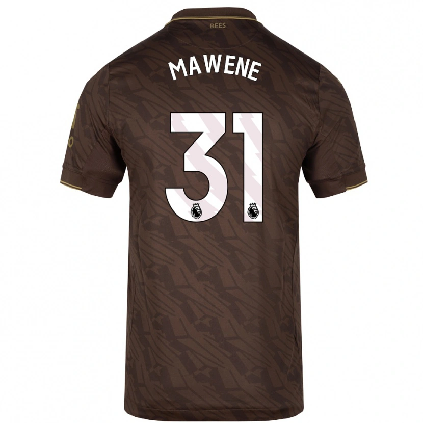 Danxen Dětské Theo Mawene #31 Hnědá Zlatá Daleko Hráčské Dresy 2025/26 Dres
