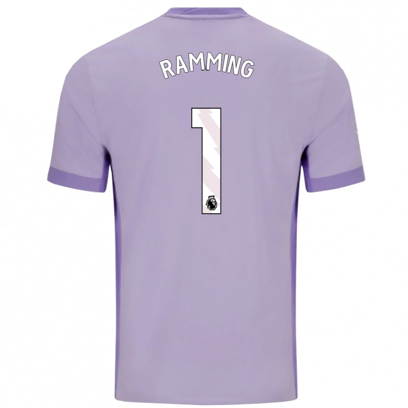 Danxen Dětské Nils Ramming #1 Taro Fialová Bílá Daleko Hráčské Dresy 2025/26 Dres