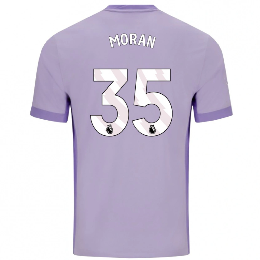 Danxen Dětské Andrew Moran #35 Taro Fialová Bílá Daleko Hráčské Dresy 2025/26 Dres