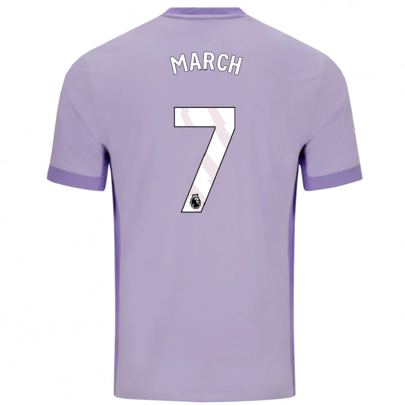 Danxen Dětské Solly March #7 Taro Fialová Bílá Daleko Hráčské Dresy 2025/26 Dres