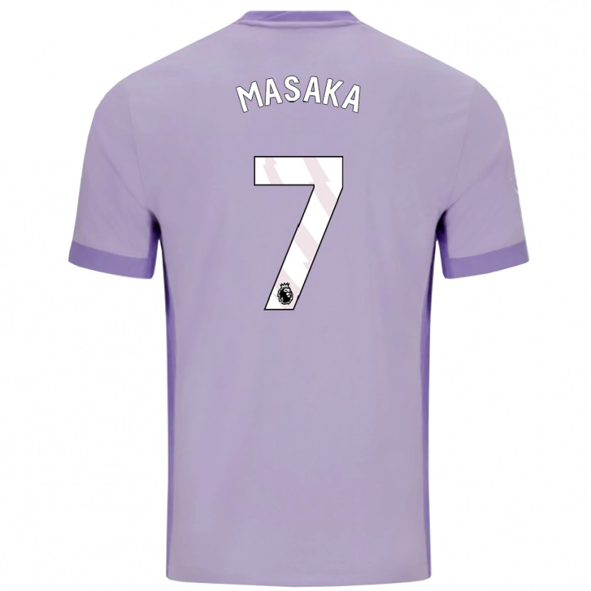 Danxen Dětské Aisha Masaka #7 Taro Fialová Bílá Daleko Hráčské Dresy 2025/26 Dres