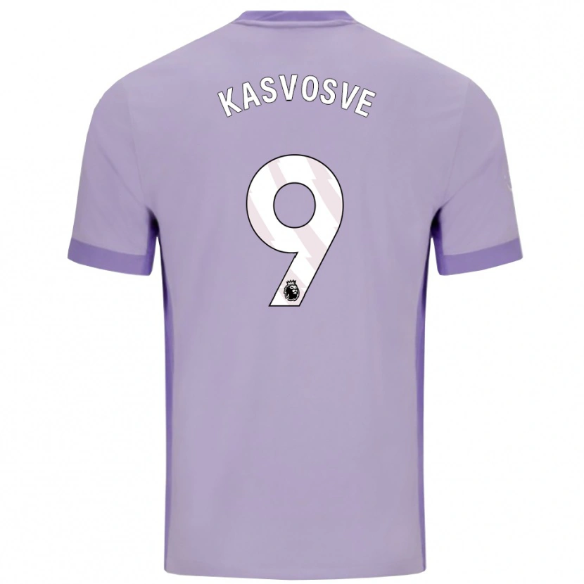 Danxen Dětské Henry Kasvosve #9 Taro Fialová Bílá Daleko Hráčské Dresy 2025/26 Dres