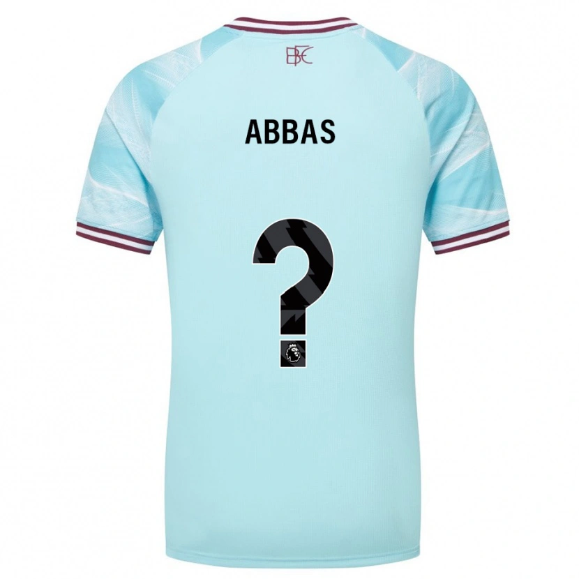 Danxen Dětské Adam Abbas #0 Nebesky Modrá Burgundská Daleko Hráčské Dresy 2025/26 Dres