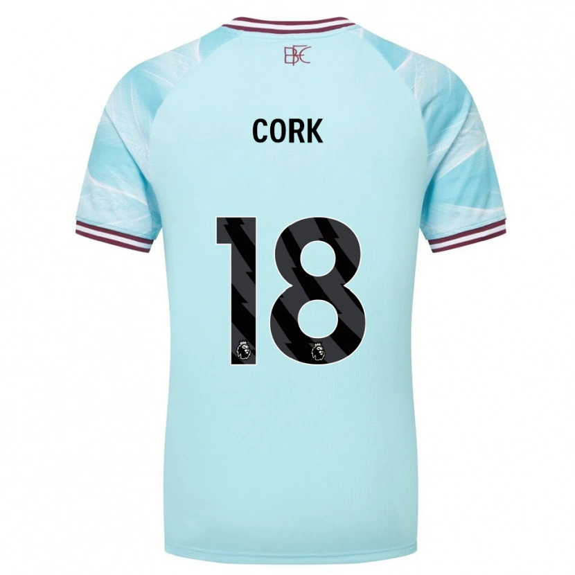 Danxen Dětské Jack Cork #18 Nebesky Modrá Burgundská Daleko Hráčské Dresy 2025/26 Dres