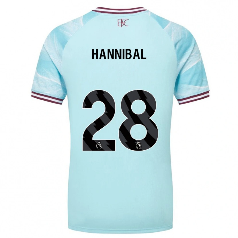 Danxen Dětské Hannibal #28 Nebesky Modrá Burgundská Daleko Hráčské Dresy 2025/26 Dres