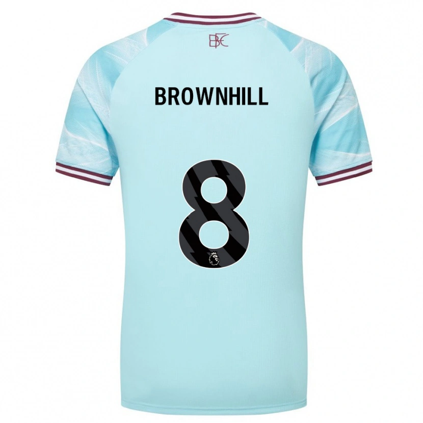 Danxen Dětské Josh Brownhill #8 Nebesky Modrá Burgundská Daleko Hráčské Dresy 2025/26 Dres