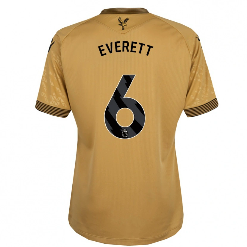 Danxen Dětské Aimee Everett #6 Zlatá Černá Daleko Hráčské Dresy 2025/26 Dres