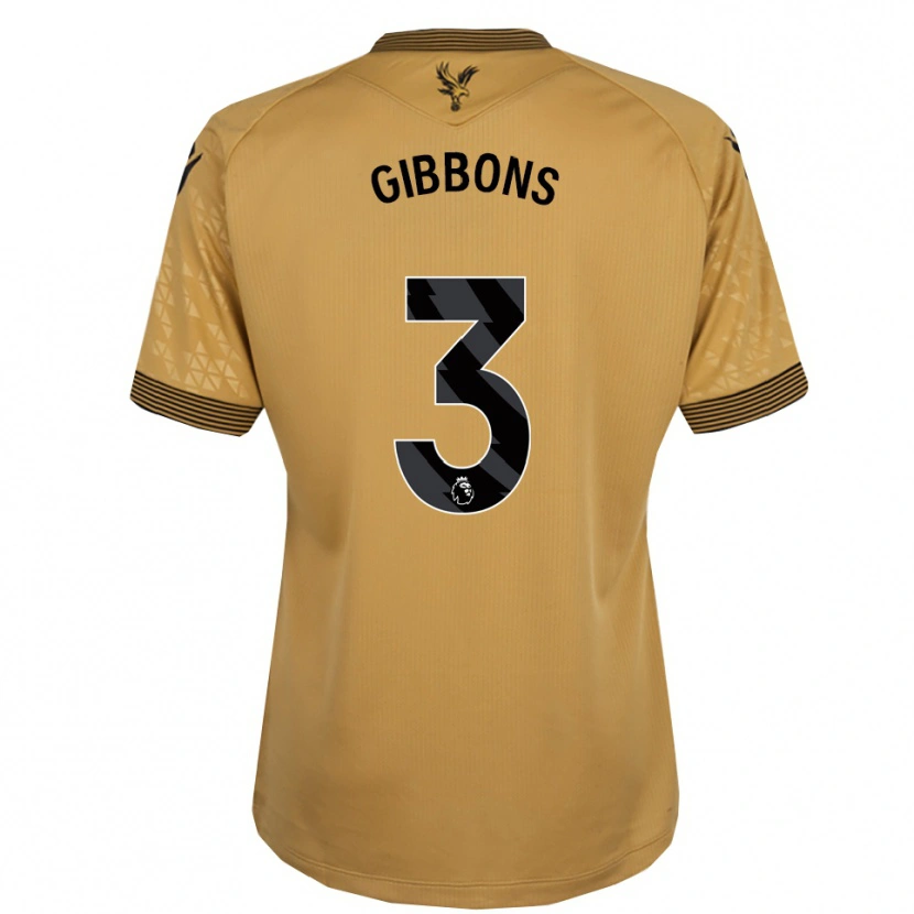 Danxen Dětské Felicity Gibbons #3 Zlatá Černá Daleko Hráčské Dresy 2025/26 Dres