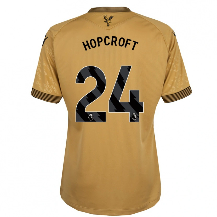Danxen Dětské Shanade Hopcroft #24 Zlatá Černá Daleko Hráčské Dresy 2025/26 Dres