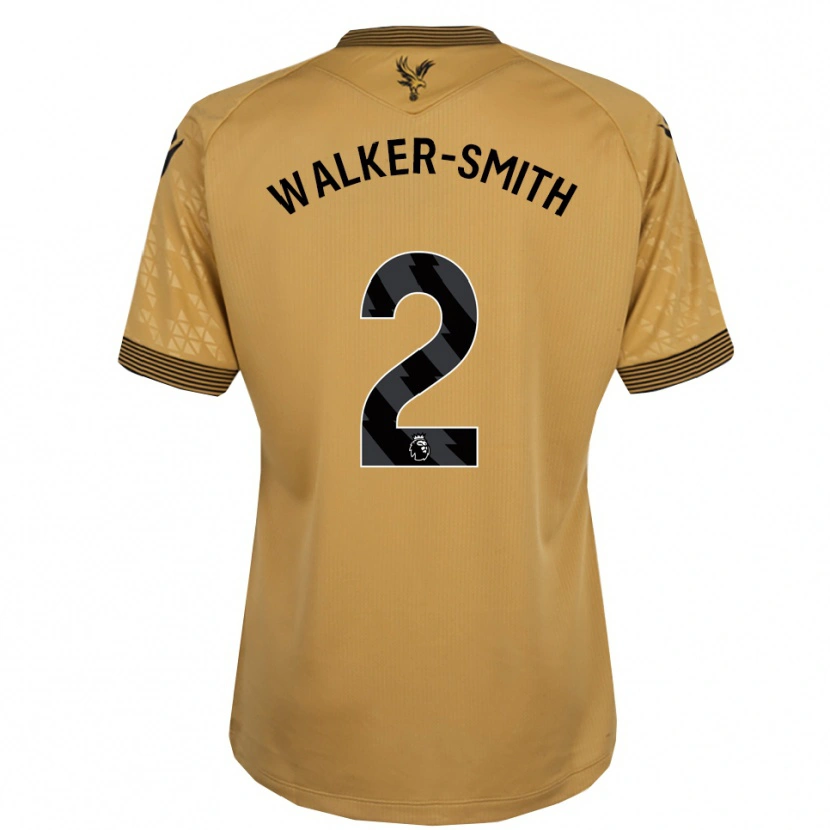 Danxen Dětské Charlie Walker-Smith #2 Zlatá Černá Daleko Hráčské Dresy 2025/26 Dres