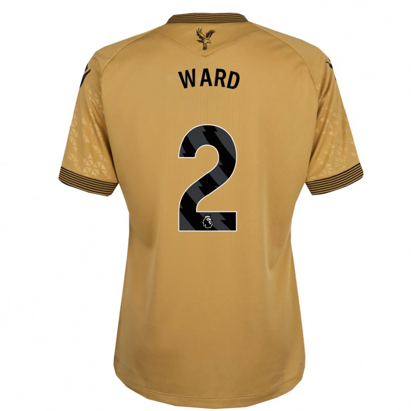 Danxen Dětské Joel Ward #2 Zlatá Černá Daleko Hráčské Dresy 2025/26 Dres