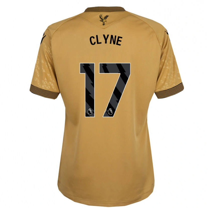Danxen Dětské Nathaniel Clyne #17 Zlatá Černá Daleko Hráčské Dresy 2025/26 Dres