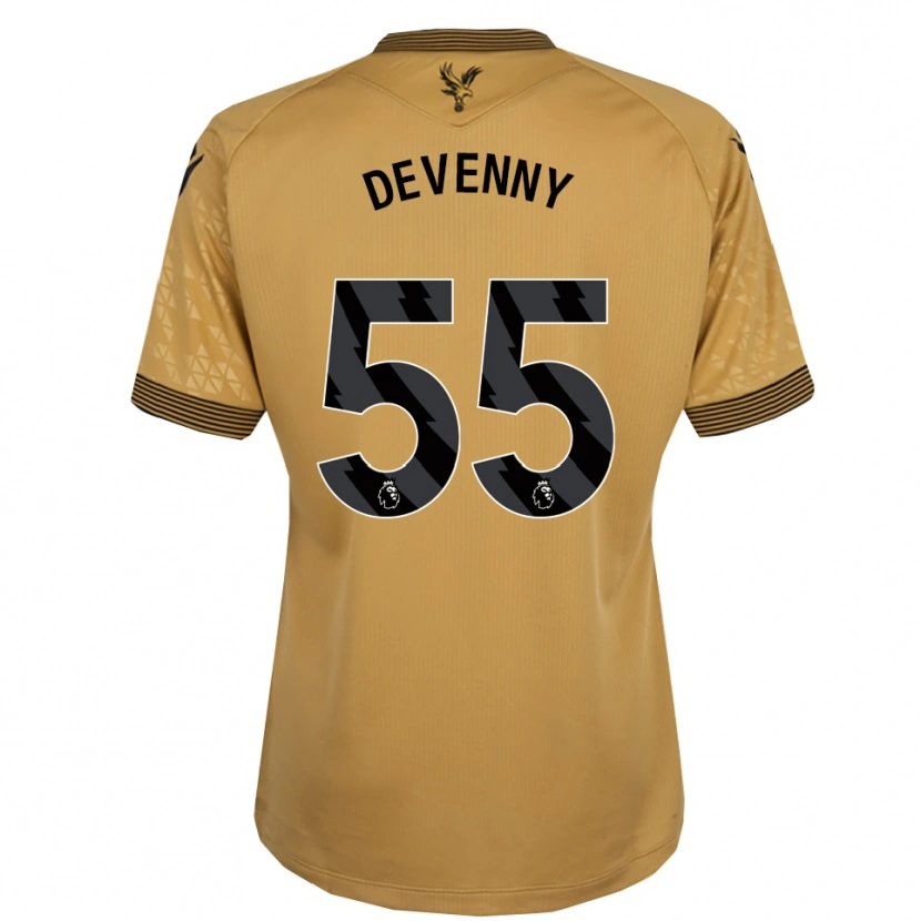 Danxen Dětské Justin Devenny #55 Zlatá Černá Daleko Hráčské Dresy 2025/26 Dres