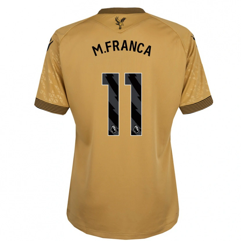 Danxen Dětské Matheus França #11 Zlatá Černá Daleko Hráčské Dresy 2025/26 Dres