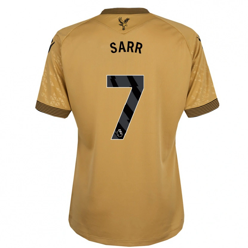 Danxen Dětské Ismaïla Sarr #7 Zlatá Černá Daleko Hráčské Dresy 2025/26 Dres