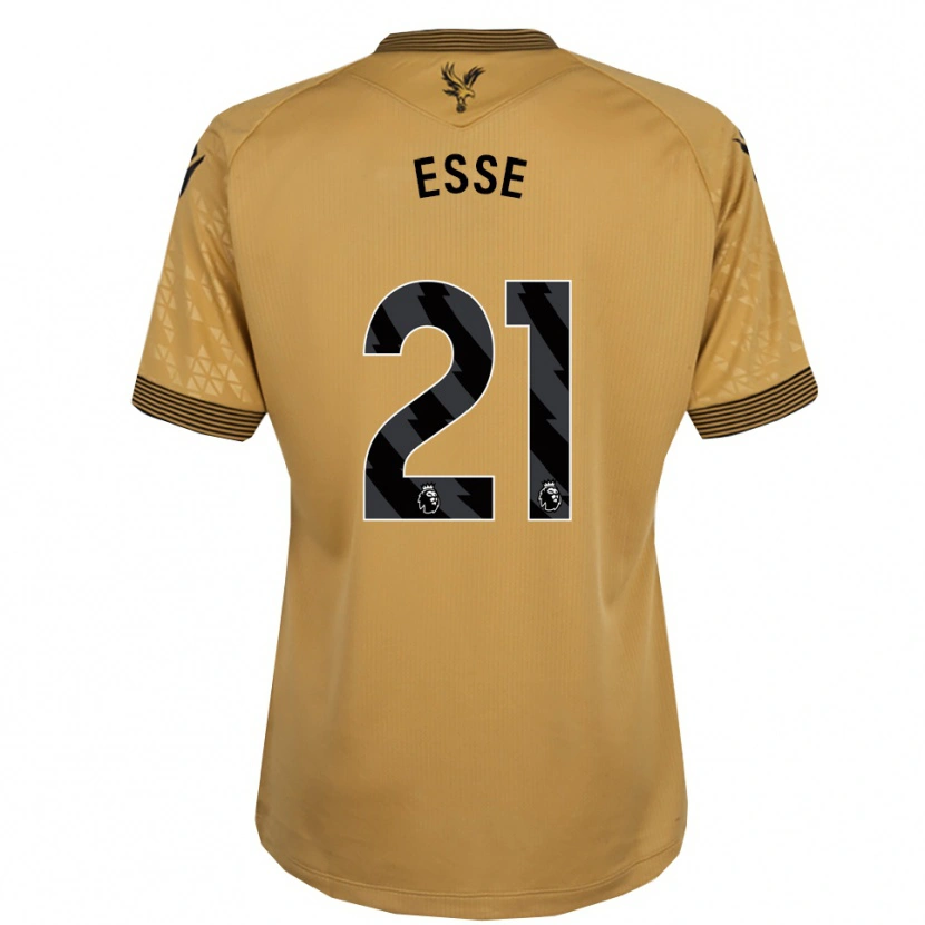 Danxen Dětské Romain Esse #21 Zlatá Černá Daleko Hráčské Dresy 2025/26 Dres
