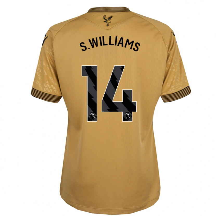 Danxen Dětské Seb Williams #14 Zlatá Černá Daleko Hráčské Dresy 2025/26 Dres