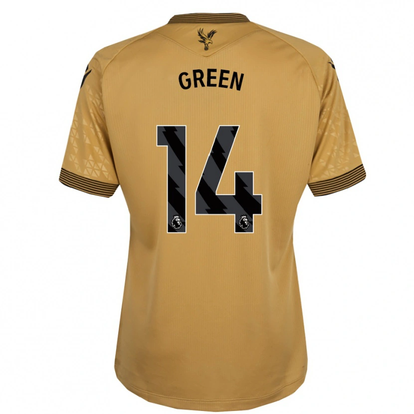 Danxen Dětské Josie Green #14 Zlatá Černá Daleko Hráčské Dresy 2025/26 Dres
