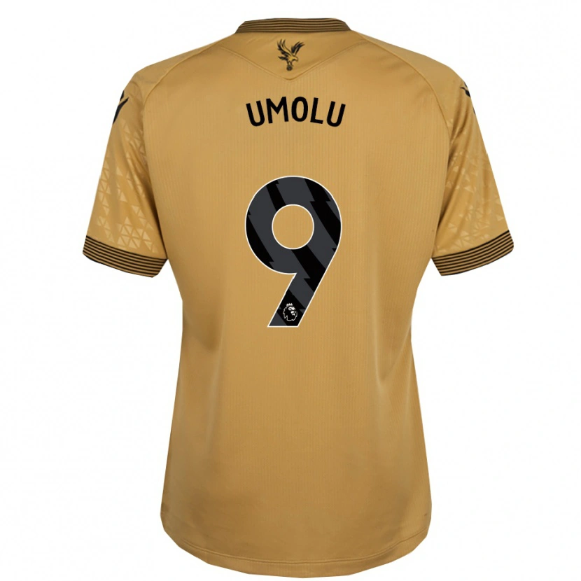 Danxen Dětské Jemiah Umolu #9 Zlatá Černá Daleko Hráčské Dresy 2025/26 Dres