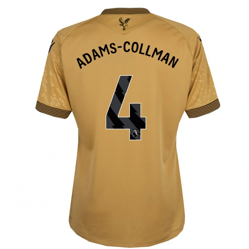 Danxen Dětské Kai-Reece Adams-Collman #4 Zlatá Černá Daleko Hráčské Dresy 2025/26 Dres