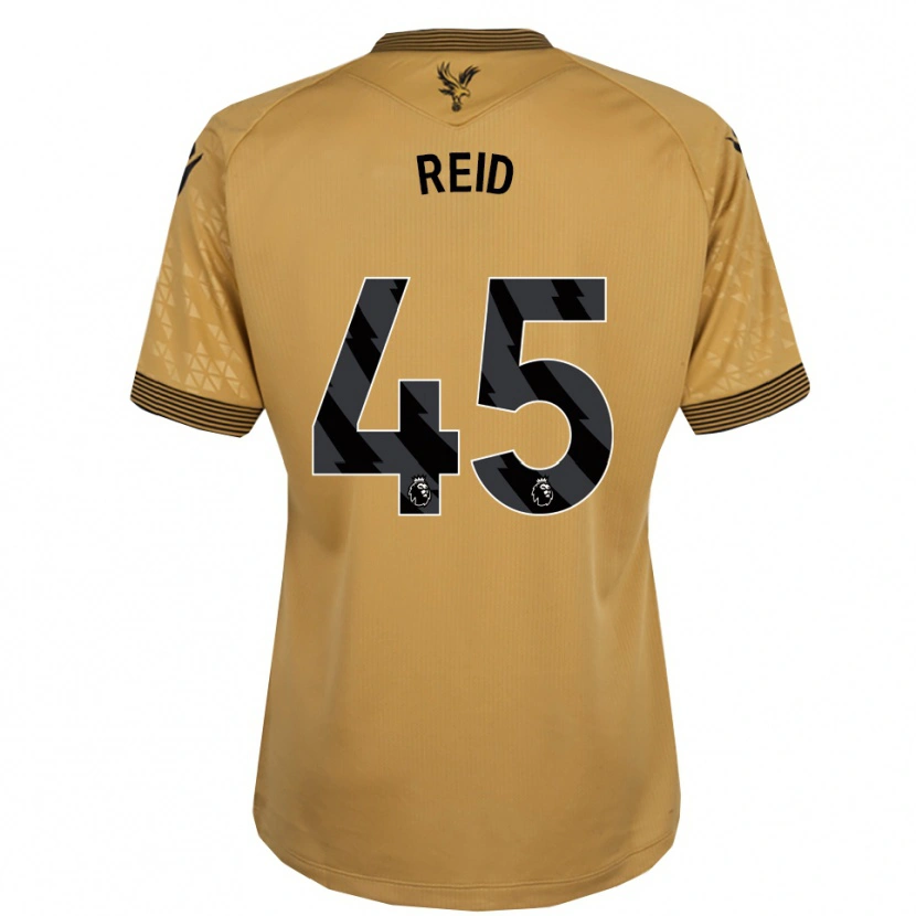 Danxen Dětské Dylan Reid #45 Zlatá Černá Daleko Hráčské Dresy 2025/26 Dres