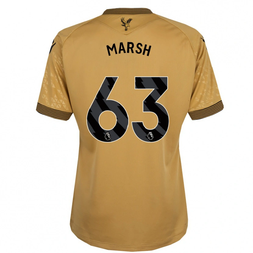 Danxen Dětské Zach Marsh #63 Zlatá Černá Daleko Hráčské Dresy 2025/26 Dres