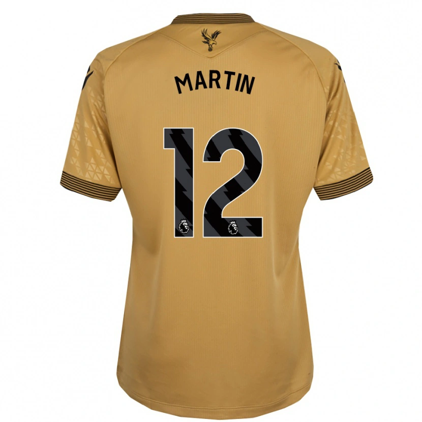 Danxen Dětské Donte Martin #12 Zlatá Černá Daleko Hráčské Dresy 2025/26 Dres